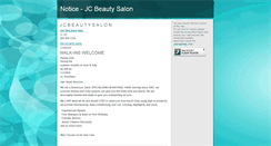 Desktop Screenshot of jcbeautysalon.com